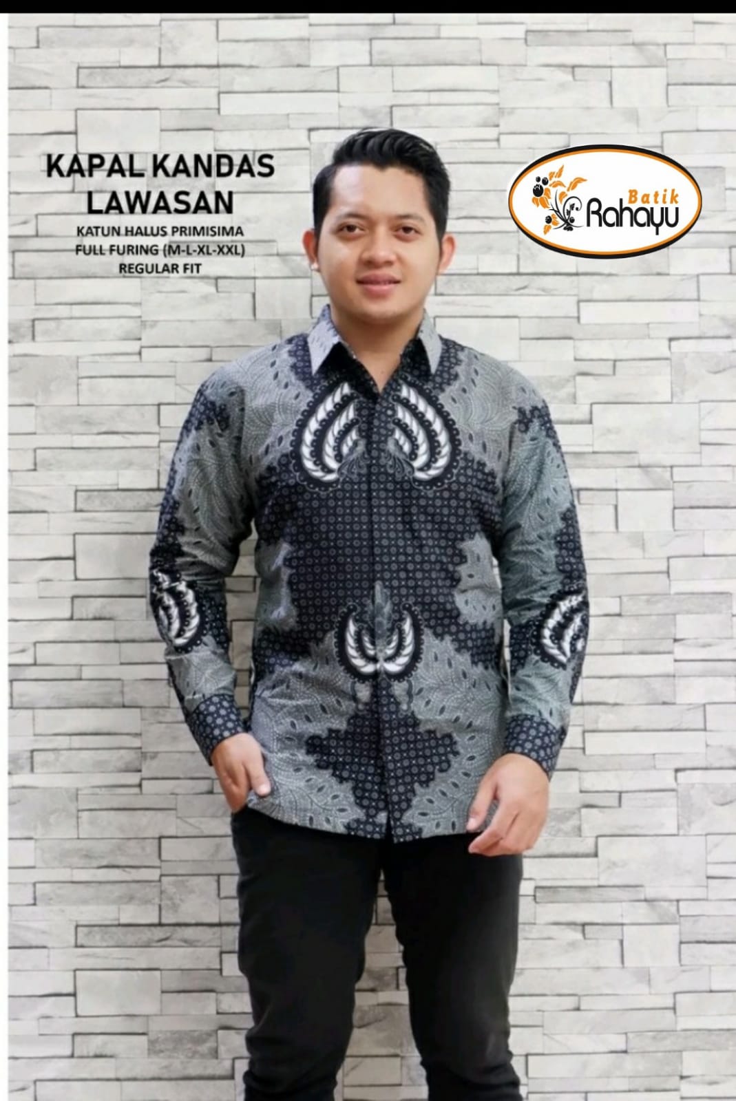 cover-KAPAL KANDAS LAWASAN KEMEJA BATIK PRIA SOLO LENGAN PANJANG LAPIS FURING BY RAHAYU-1