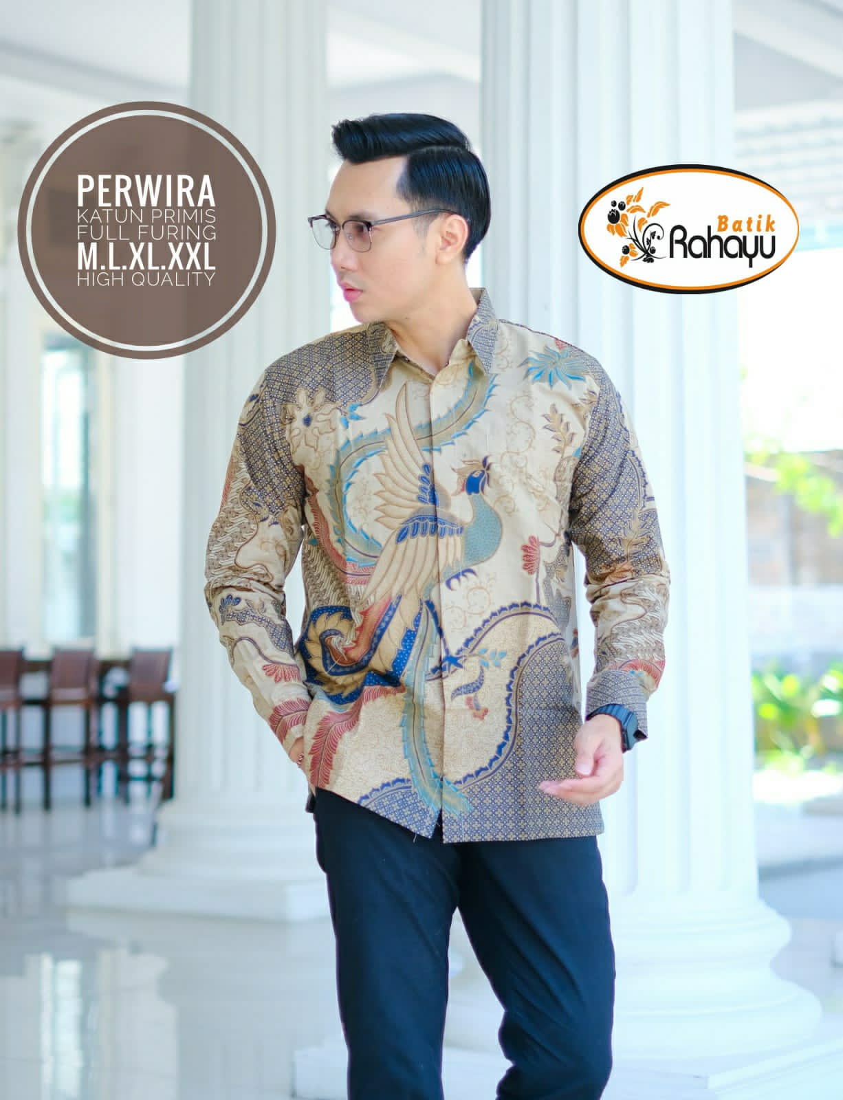 cover-PERWIRA KEMEJA BATIK PRIA SOLO LENGAN PANJANG LAPIS FURING BY RAHAYU-1