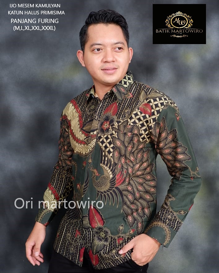 cover-IJO MESEM Kemeja Batik Pria Solo Lengan Panjang Lapis Furing BY MARTOWIRO-1