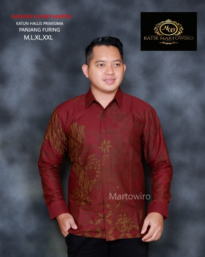 cover-KADUNG KULINO Kemeja Batik Pria Solo Lengan Panjang Lapis Furing BY MARTOWIRO-1