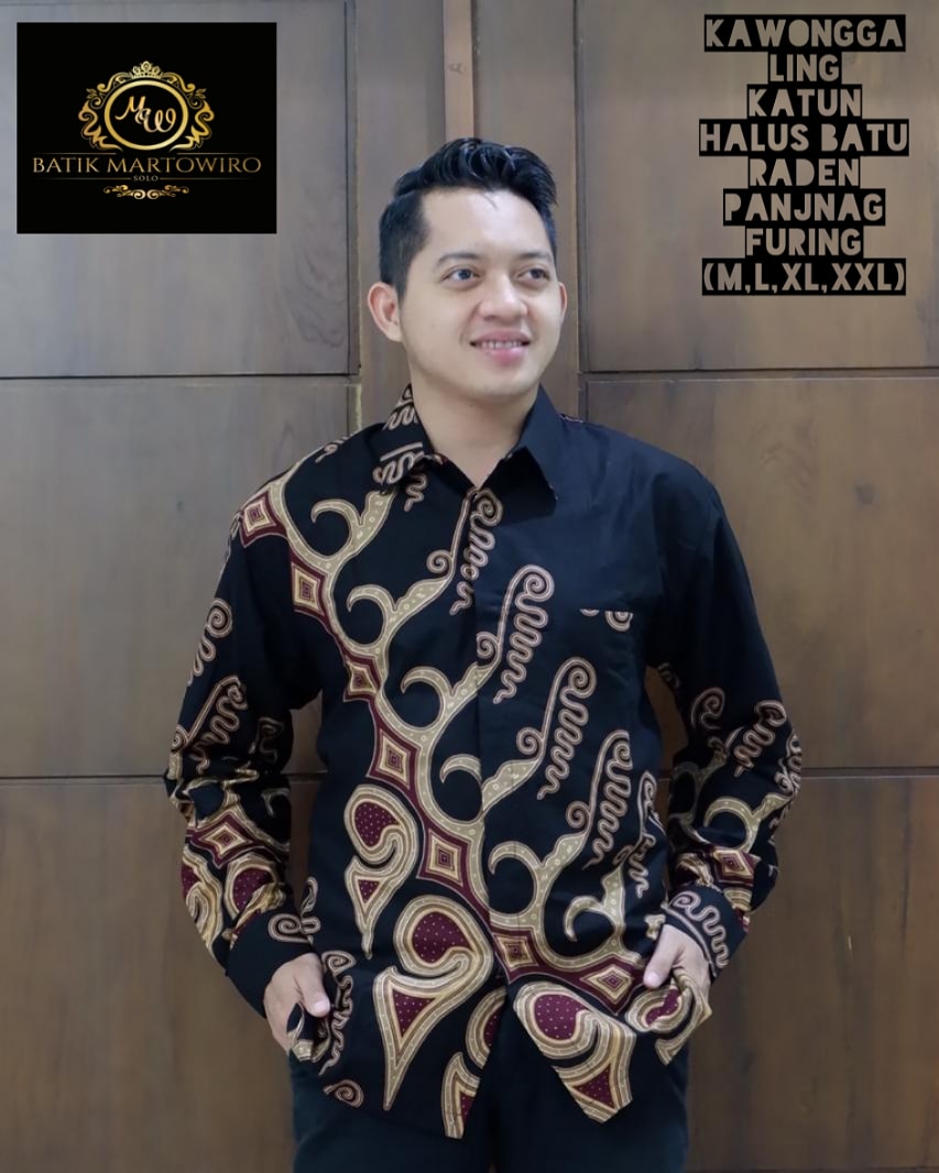 cover-KAWONGGALING Kemeja Batik Pria Solo Lengan Panjang Lapis Furing BY MARTOWIRO-1