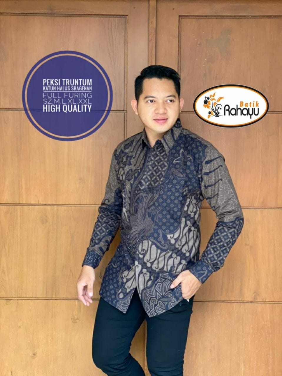cover-PEKSI TRUNTUM KEMEJA BATIK PRIA SOLO LENGAN PANJANG LAPIS FURING BY RAHAYU-1