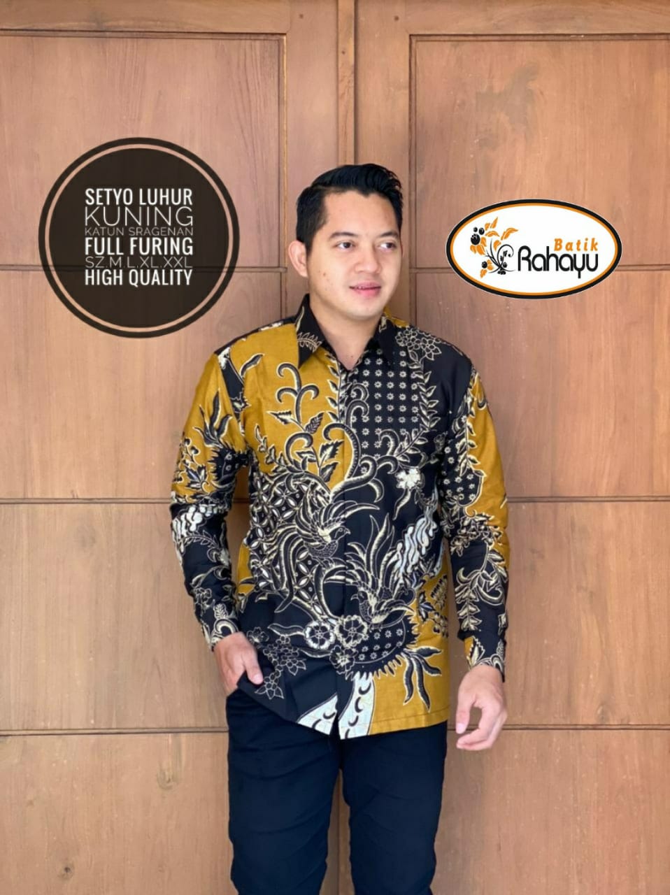 cover-SETYO LUHUR KUNING KEMEJA BATIK PRIA SOLO LENGAN PANJANG LAPIS FURING BY RAHAYU-1