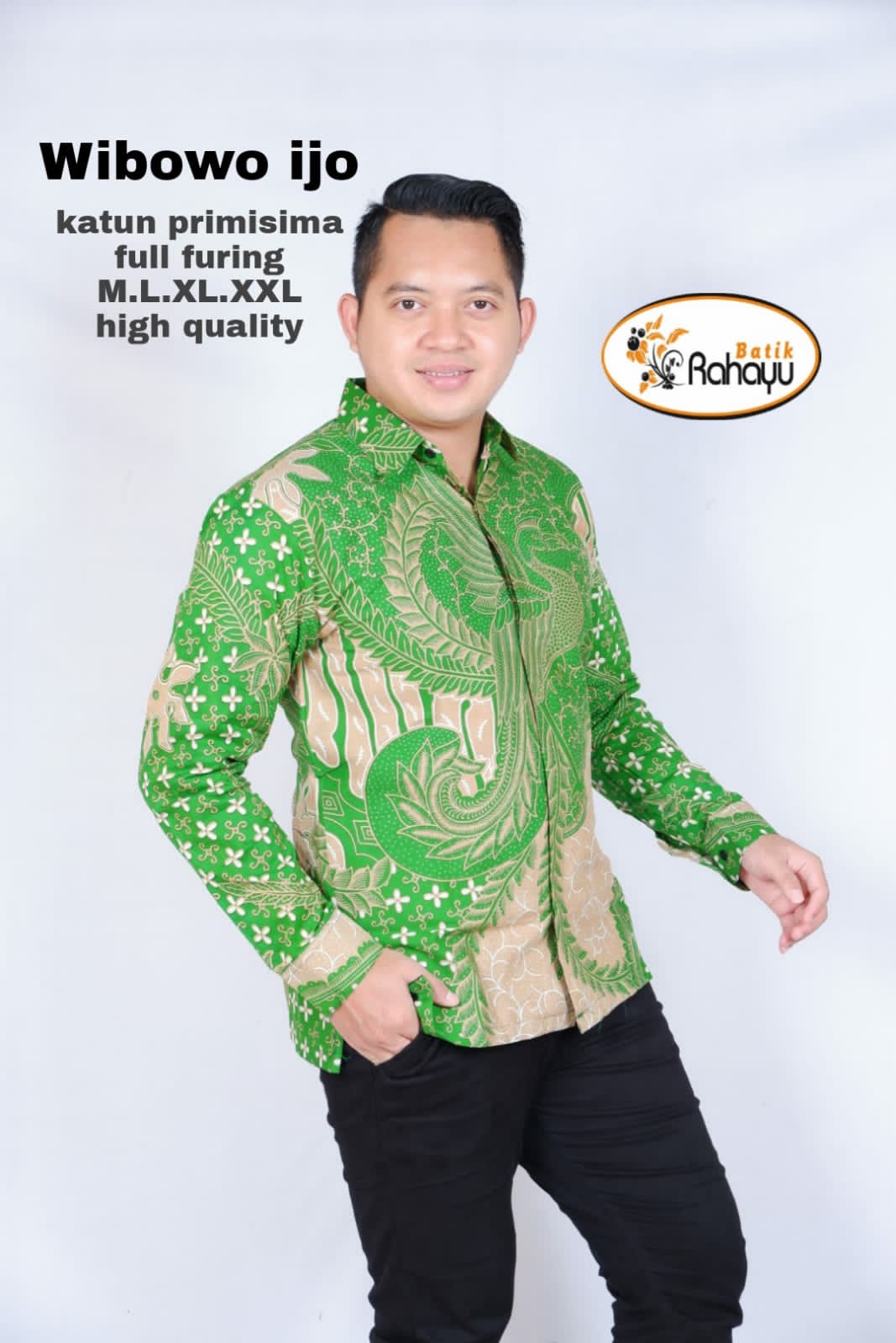 cover-WIBOWO IJO KEMEJA BATIK PRIA SOLO LENGAN PANJANG LAPIS FURING BY RAHAYU-1