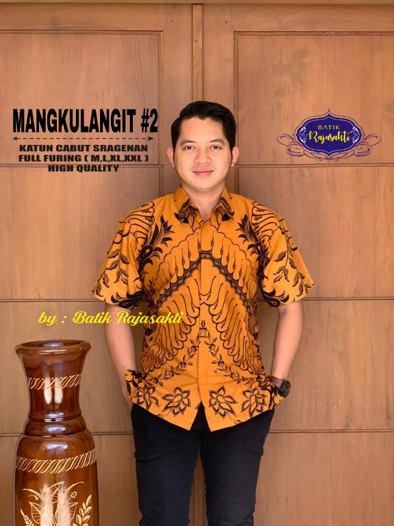 cover-MANGKULANGIT 2 Kemeja Batik Pria Solo Lengan Pendek Lapis Furing BY RAJASAKTI-1