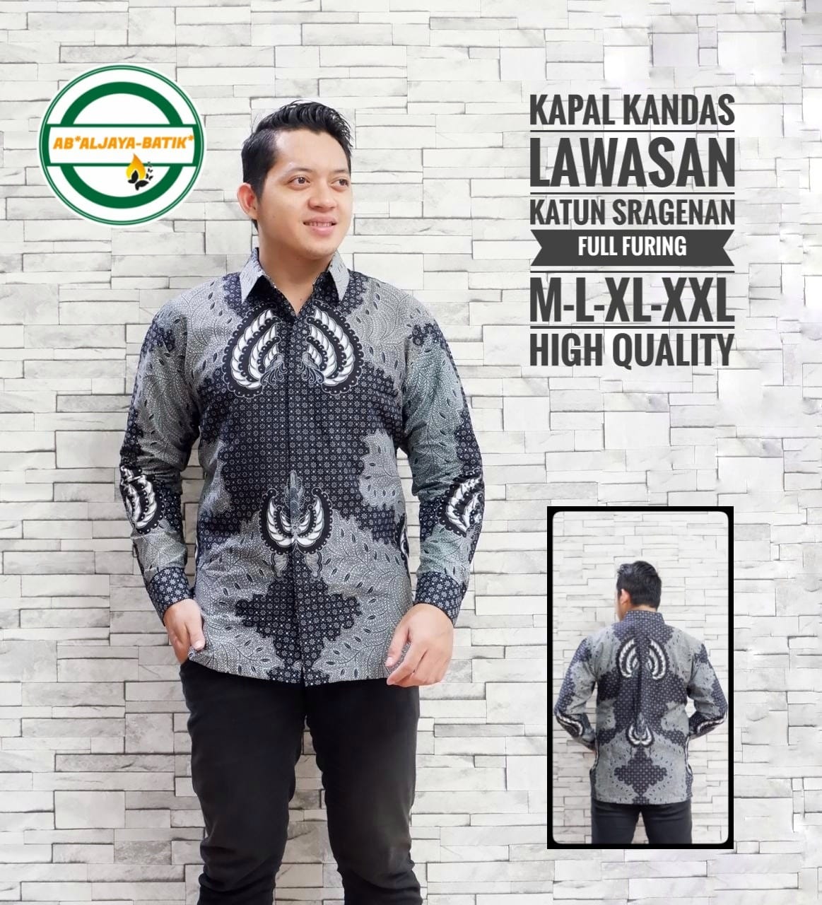 cover-KAPAL KANDAS LAWASAN Kemeja Batik Pria Solo Lengan Panjang Lapis Furing BY ALJAYA-1