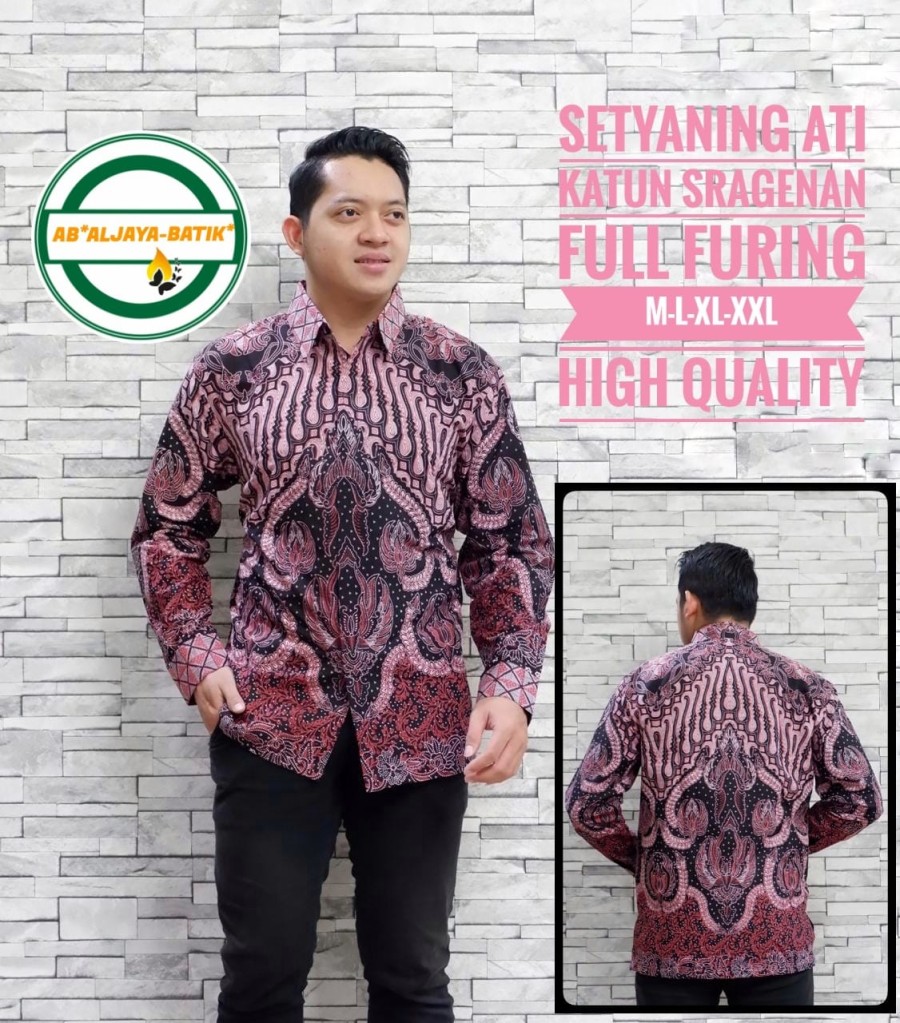 cover-SETYANING ATI Kemeja Batik Pria Solo Lengan Panjang Lapis Furing BY ALJAYA-1