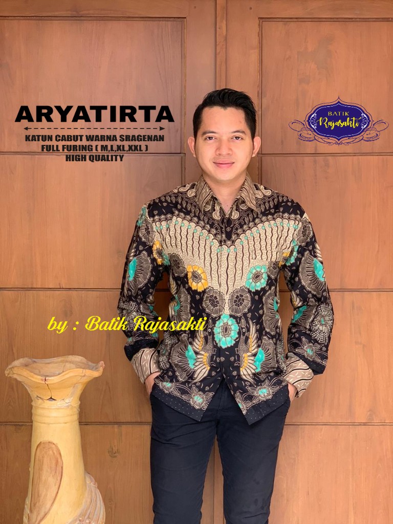 cover-ARYATIRTA KEMEJA BATIK PRIA SOLO LENGAN PANJANG LAPIS FURING BY RAJASAKTI-1