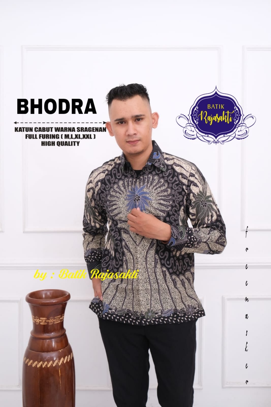 cover-BHODRA KEMEJA BATIK PRIA SOLO LENGAN PANJANG LAPIS FURING BY RAJASAKTI-1