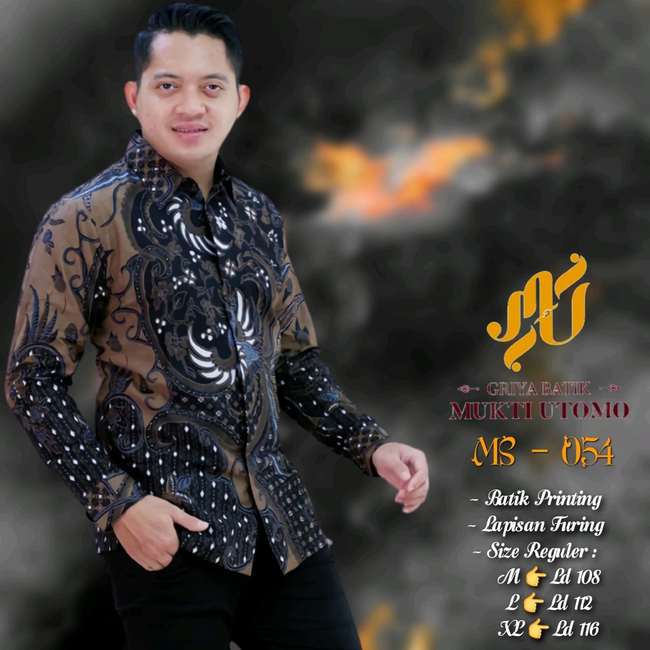 cover-KERTAWARMA Kemeja Batik Pria Solo Lengan Panjang Lapis Furing BY MUKTI UTOMO-1