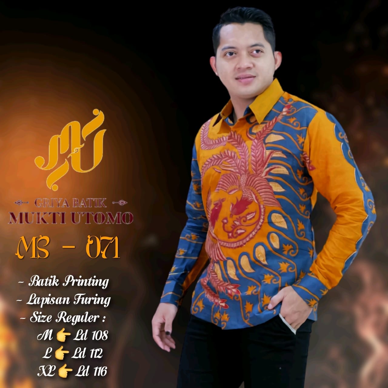 cover-KRESNA Kemeja Batik Pria Solo Lengan Panjang Lapis Furing BY MUKTI UTOMO-1