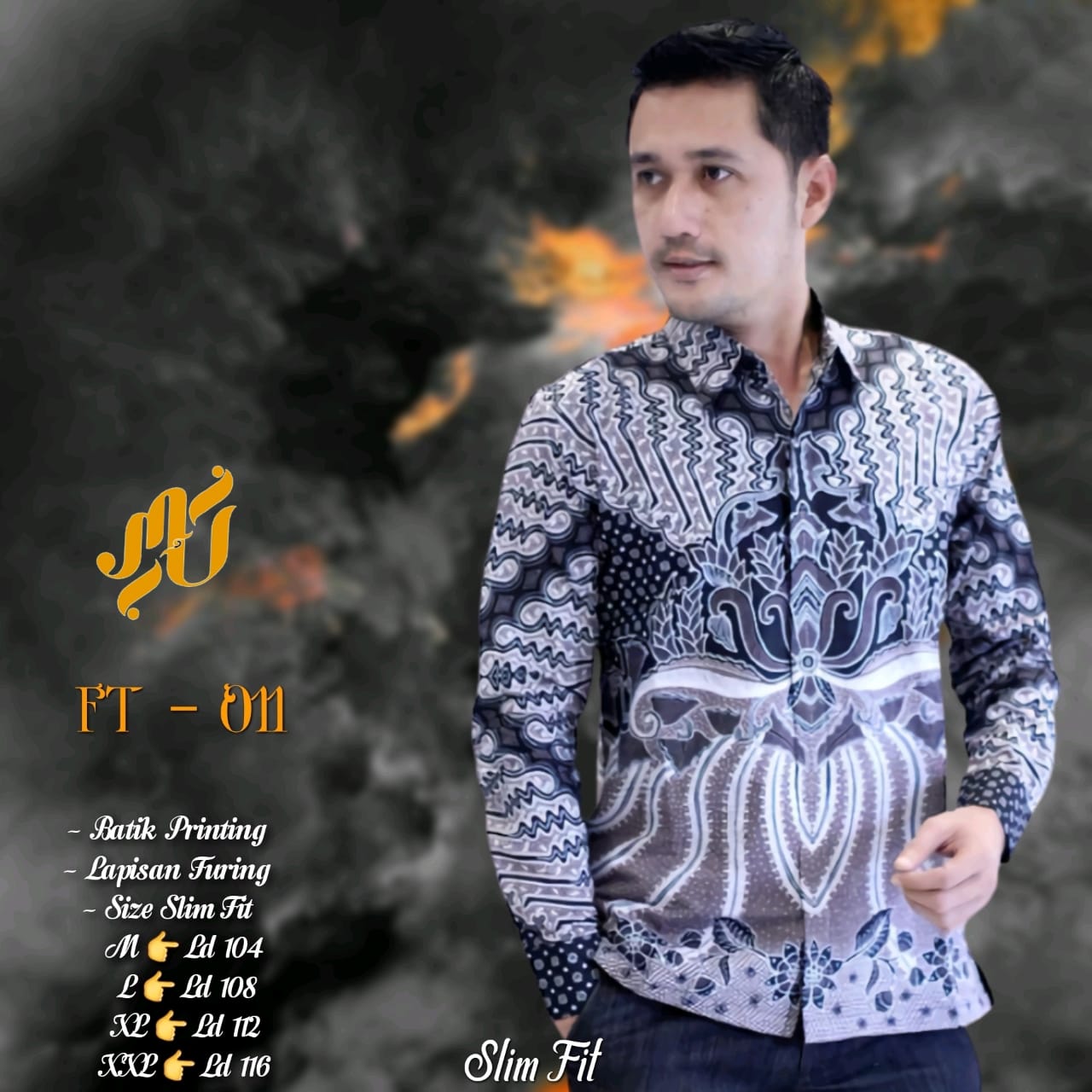 cover-PARANG ABU  Kemeja Batik Pria Solo Lengan Panjang Lapis Furing BY MUKTI UTOMO-1