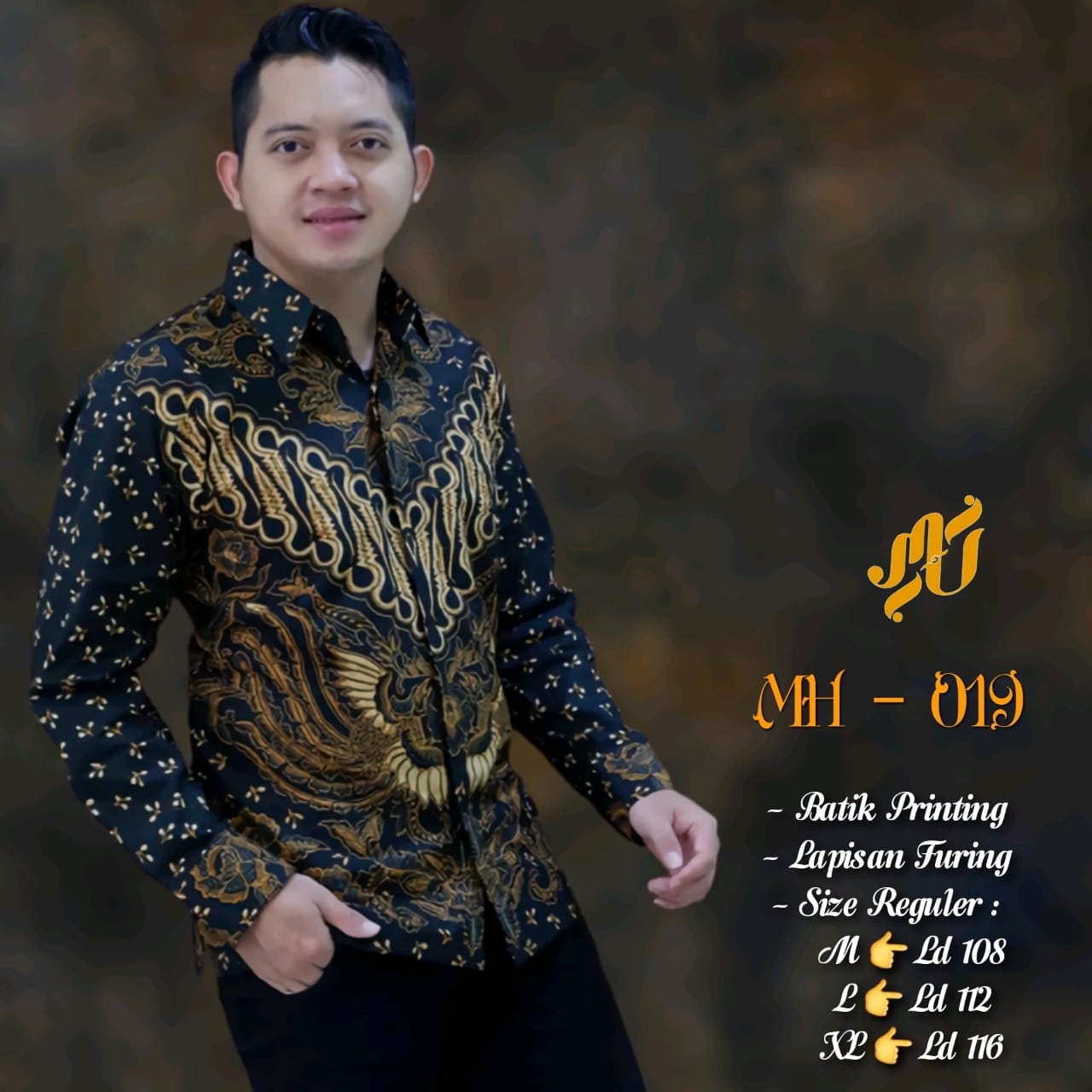 cover-PARANG KEMBAR Kemeja Batik Pria Solo Lengan Panjang Lapis Furing BY MUKTI UTOMO-1