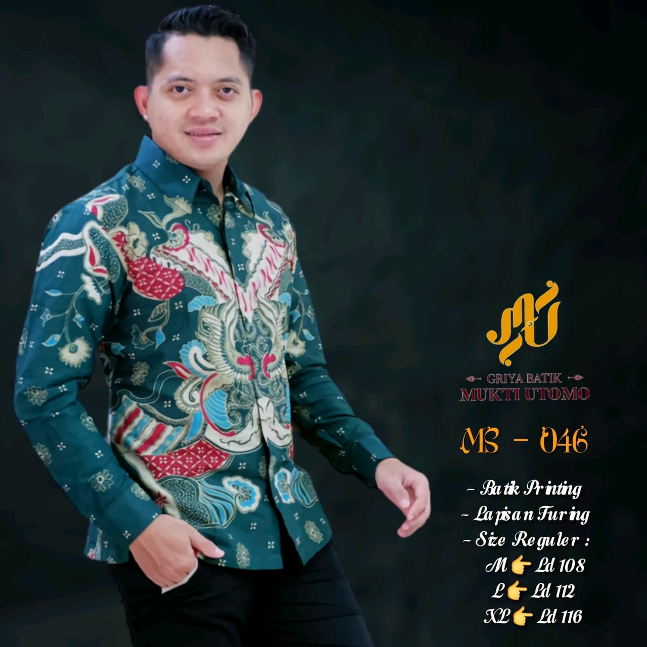 cover-SAKUTREM Kemeja Batik Pria Solo Lengan Panjang Lapis Furing BY MUKTI UTOMO-1