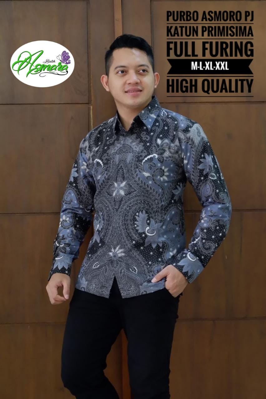 cover-PURBO ASMORO Kemeja Batik Pria Solo Lengan Panjang Lapis Furing BY ASMARA-1