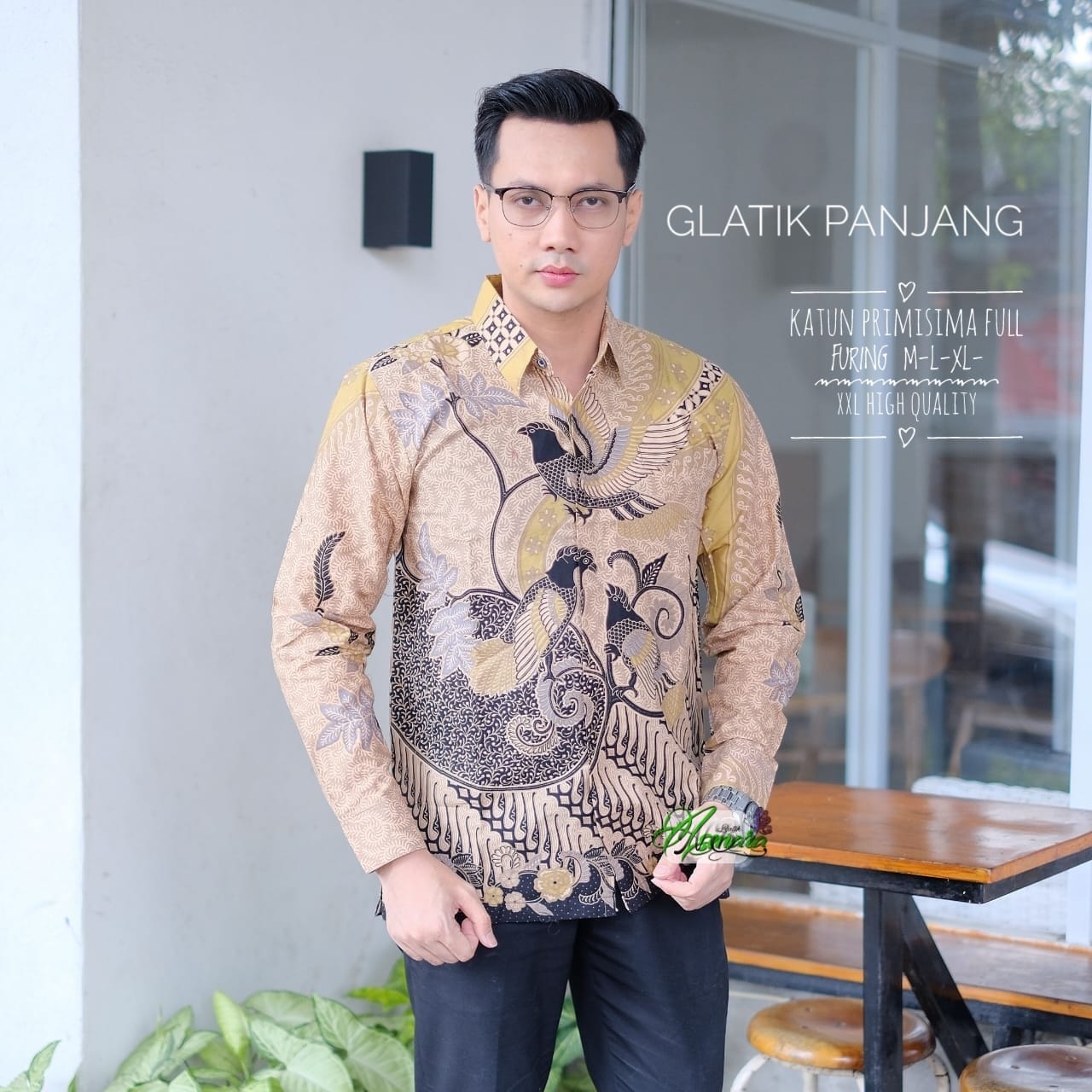 cover-GLATIK Kemeja Batik Pria Solo Lengan Panjang Lapis Furing BY ASMARA-1
