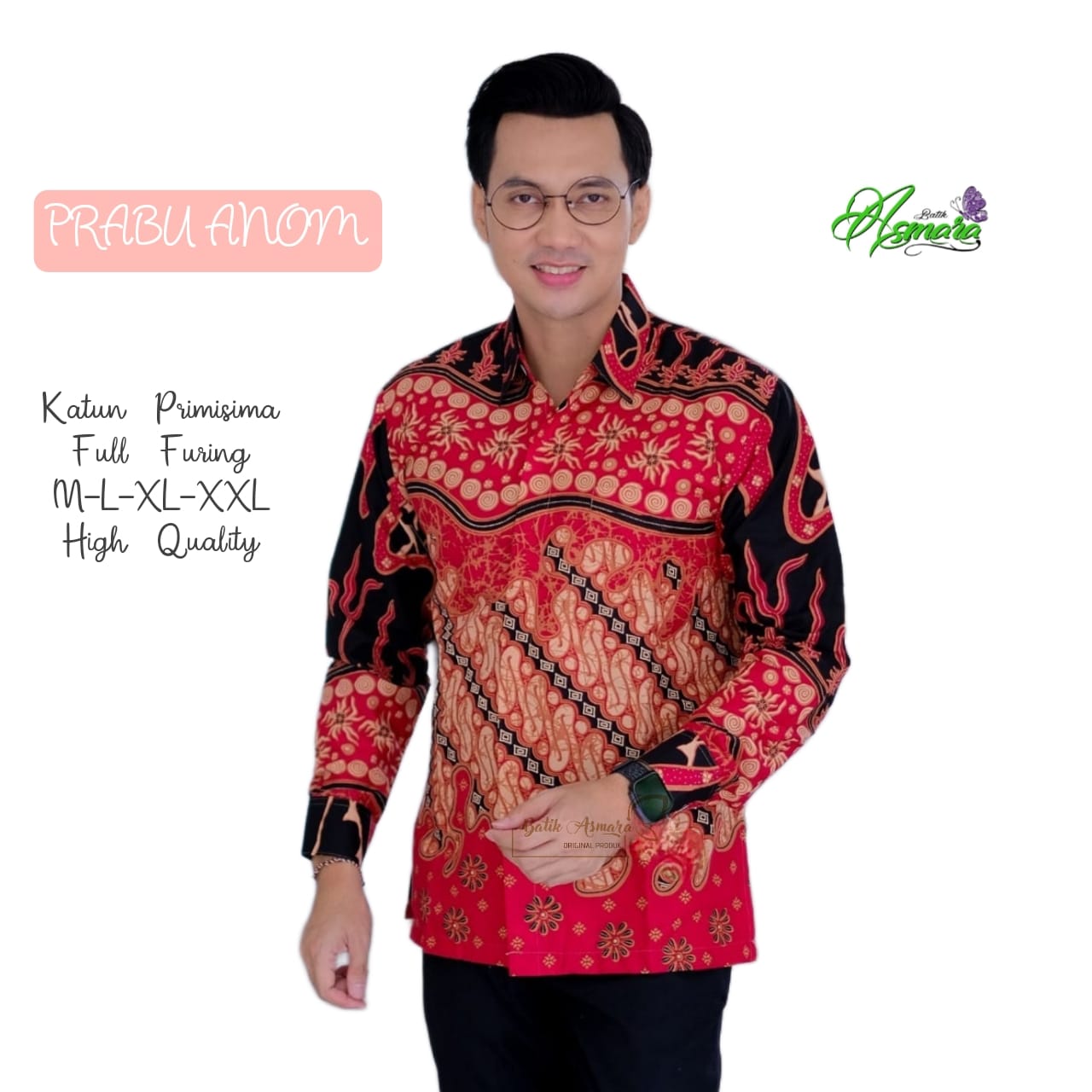 cover-PRABU ANOM Kemeja Batik Pria Solo Lengan Panjang Lapis Furing BY ASMARA-1