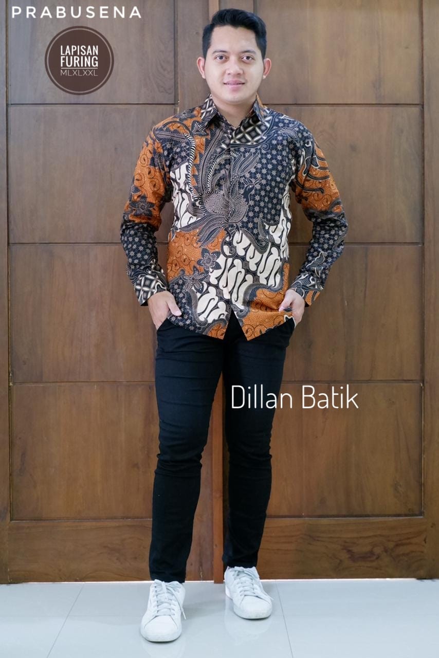 cover-PRABUSENA Kemeja Batik Pria Solo Lengan Panjang Lapis Furing BY DILLAN-1