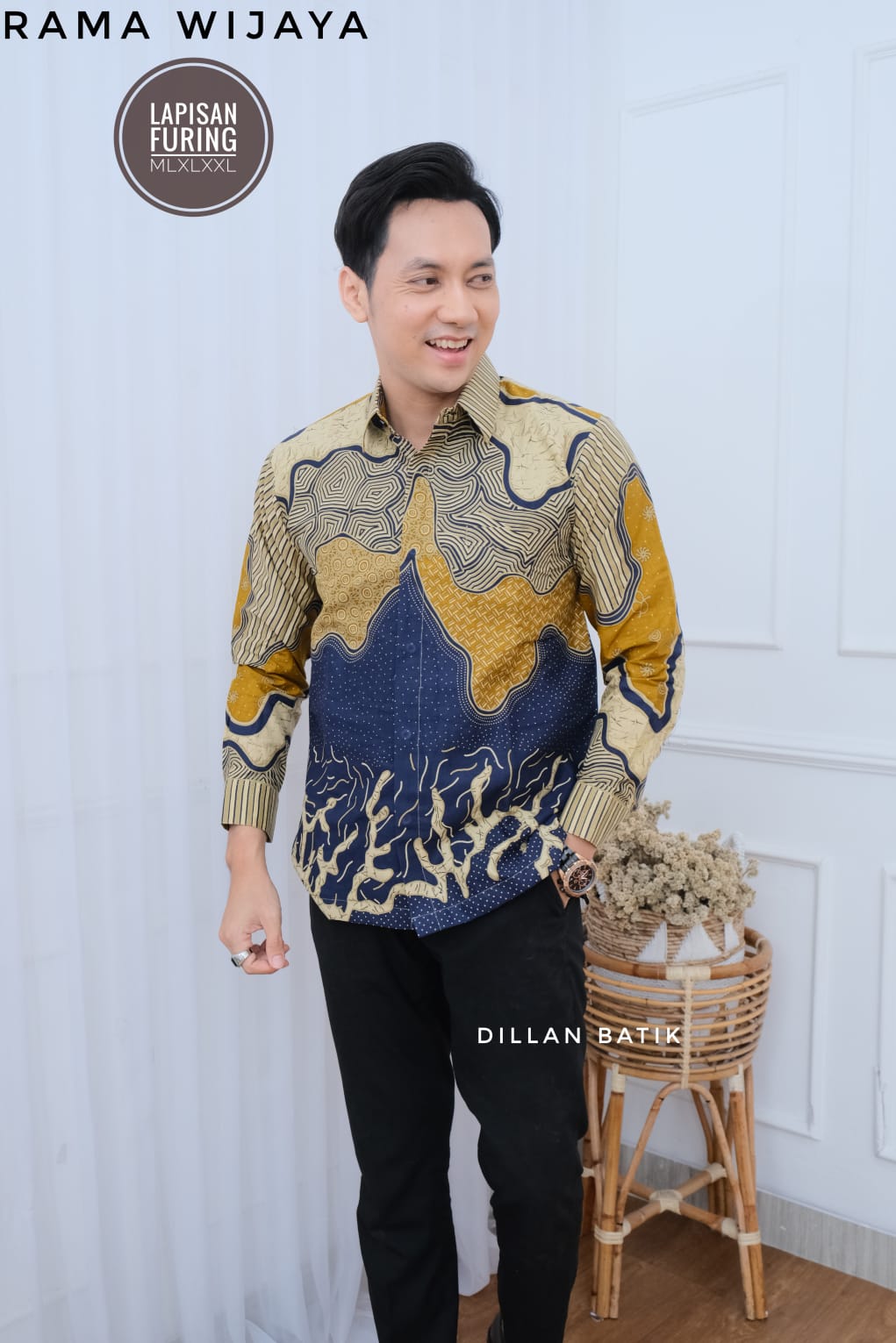 cover-RAMA WIJAYA Kemeja Batik Pria Solo Lengan Panjang Lapis Furing BY DILLAN-1