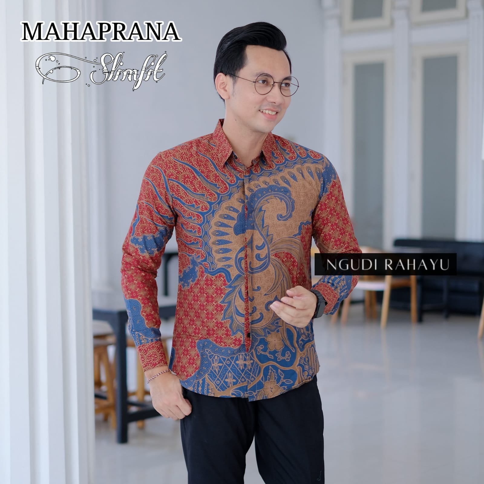 cover-MAHAPRANA Kemeja Batik Pria Solo Lengan Panjang Lapis Furing BY NGUDI RAHAYU-1