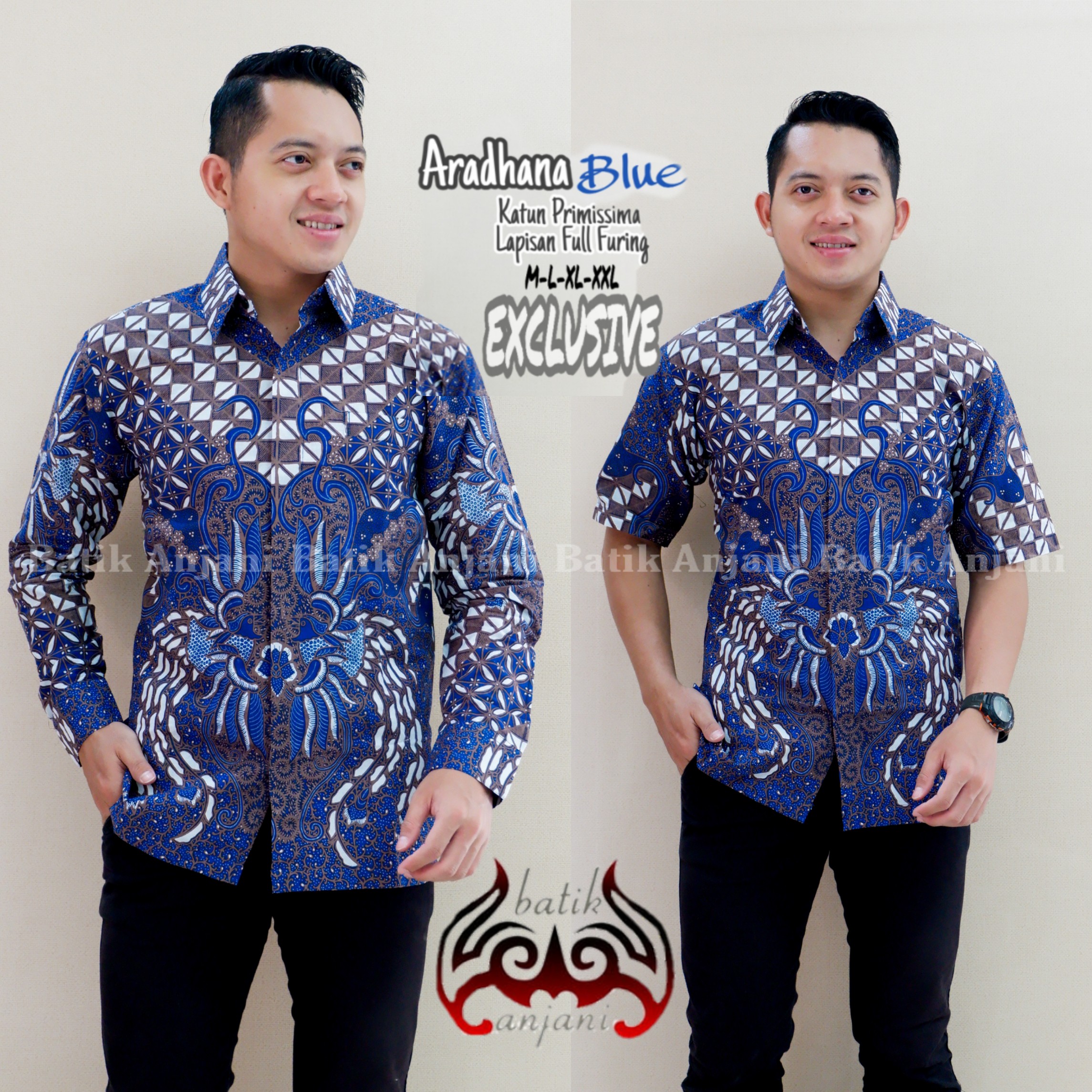 cover-ARADHANA Kemeja Batik Pria Solo Lengan Panjang Lapis Furing BY ANJANI-1