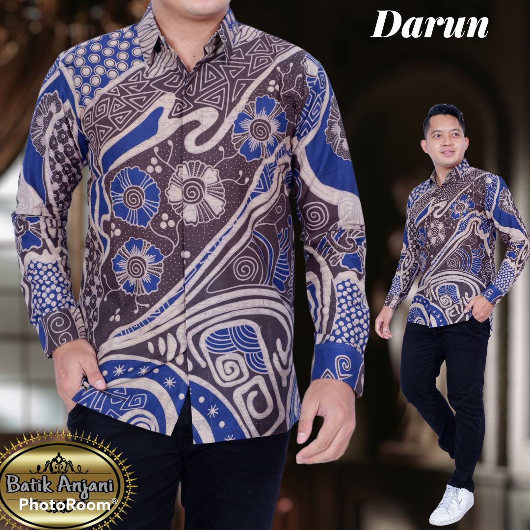 cover-DARUN Kemeja Batik Pria Solo Lengan Panjang Lapis Furing BY ANJANI-1