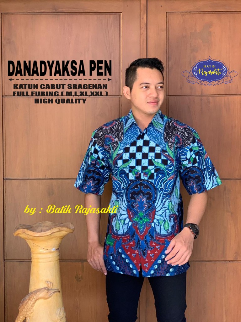 cover-DANADYAKSA Kemeja Batik Pria Solo Lengan PENDEK Lapis Furing BY RAJASAKTI-1