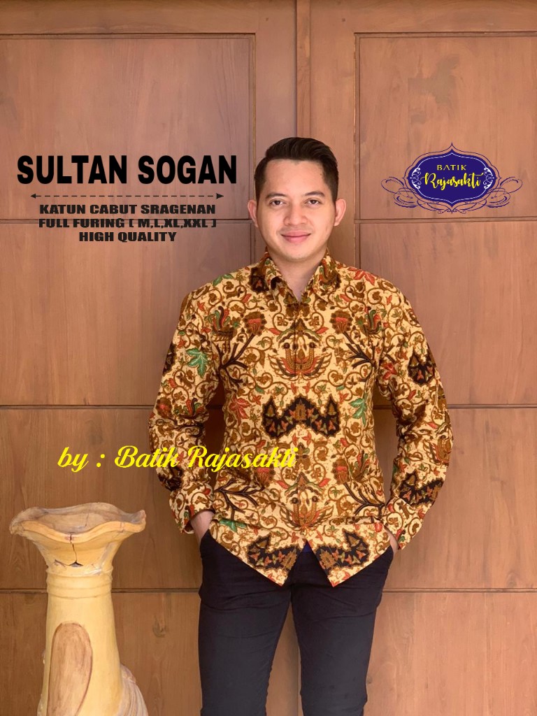 cover-SULTAN SOGAN Kemeja Batik Pria Solo Lengan PANJANG Lapis Furing BY RAJASAKTI-1