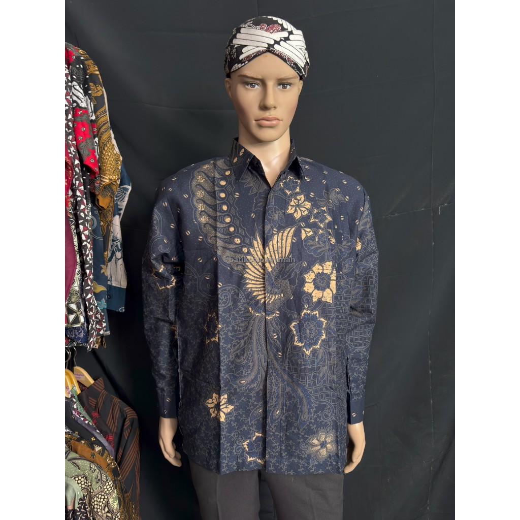 cover-MLIWIS KAMBOJA Kemeja Batik Pria Solo Lengan Panjang Lapis Furing PATUNG By BATIKSOLOAMANAH-1