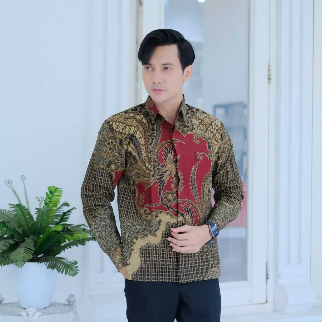 cover-MANUK PARANG ABANG Kemeja Batik Pria Solo Lengan Panjang Lapis Furing By BATIKSOLOAMANAH-1