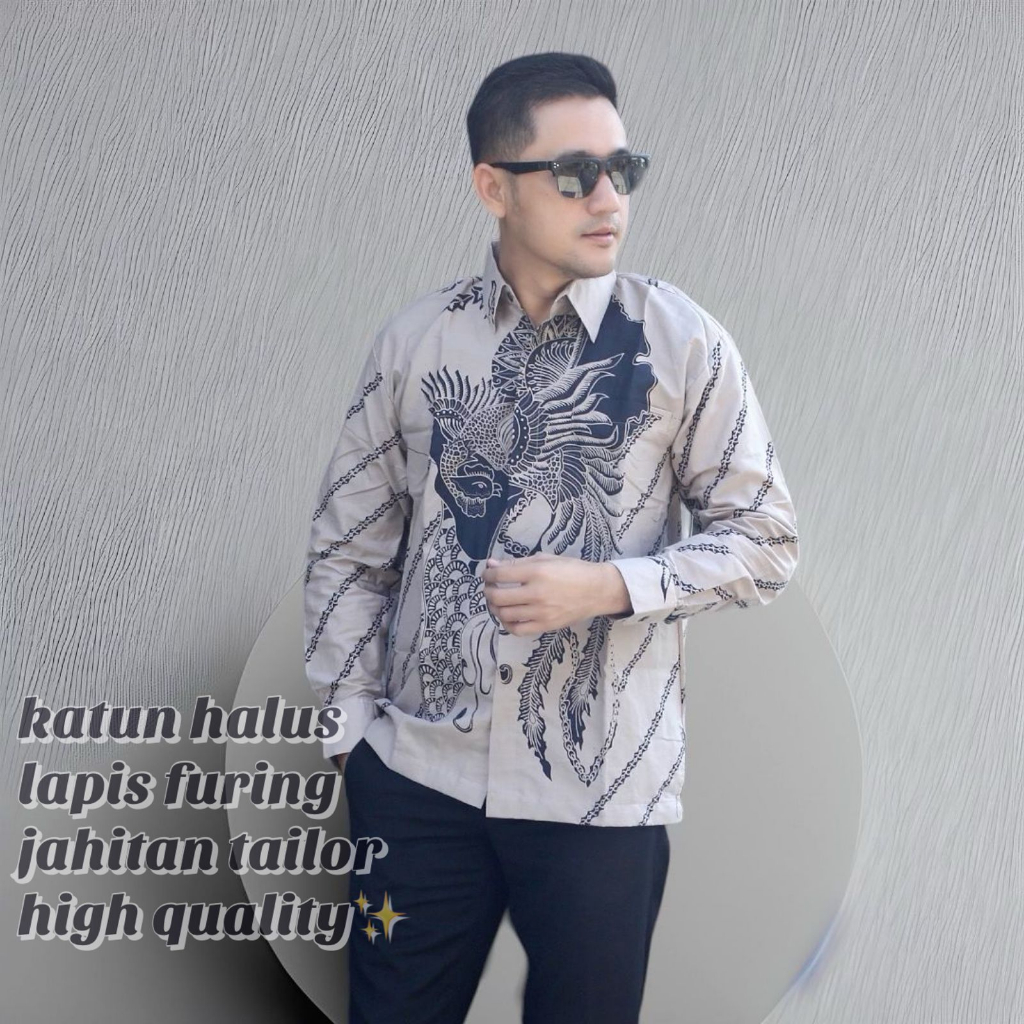 cover-MERAK MLUNGKER Kemeja Batik Pria Solo Lengan Panjang Lapis Furing By BATIKSOLOAMANAH-1