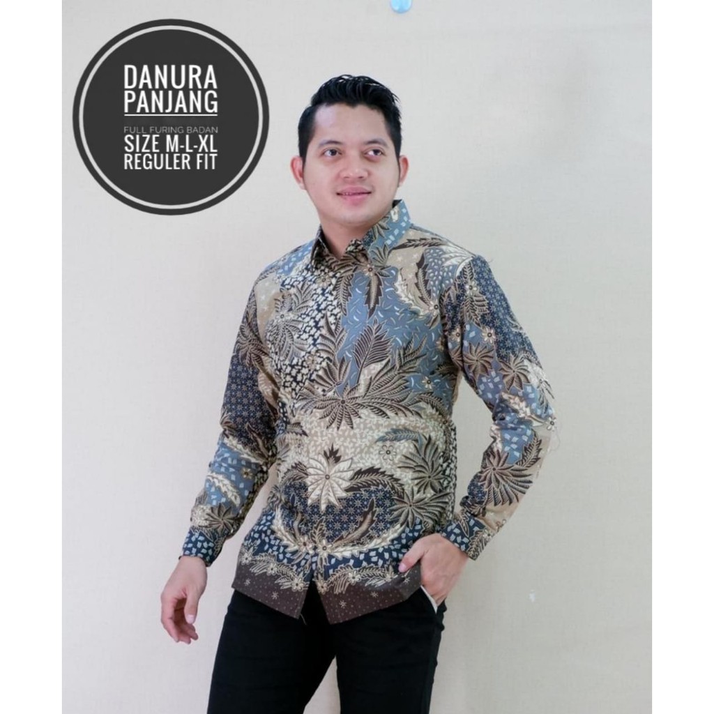 cover-DANURA Kemeja Batik Pria Solo Lengan Panjang Lapis Furing By BATIKSOLOAMANAH-1