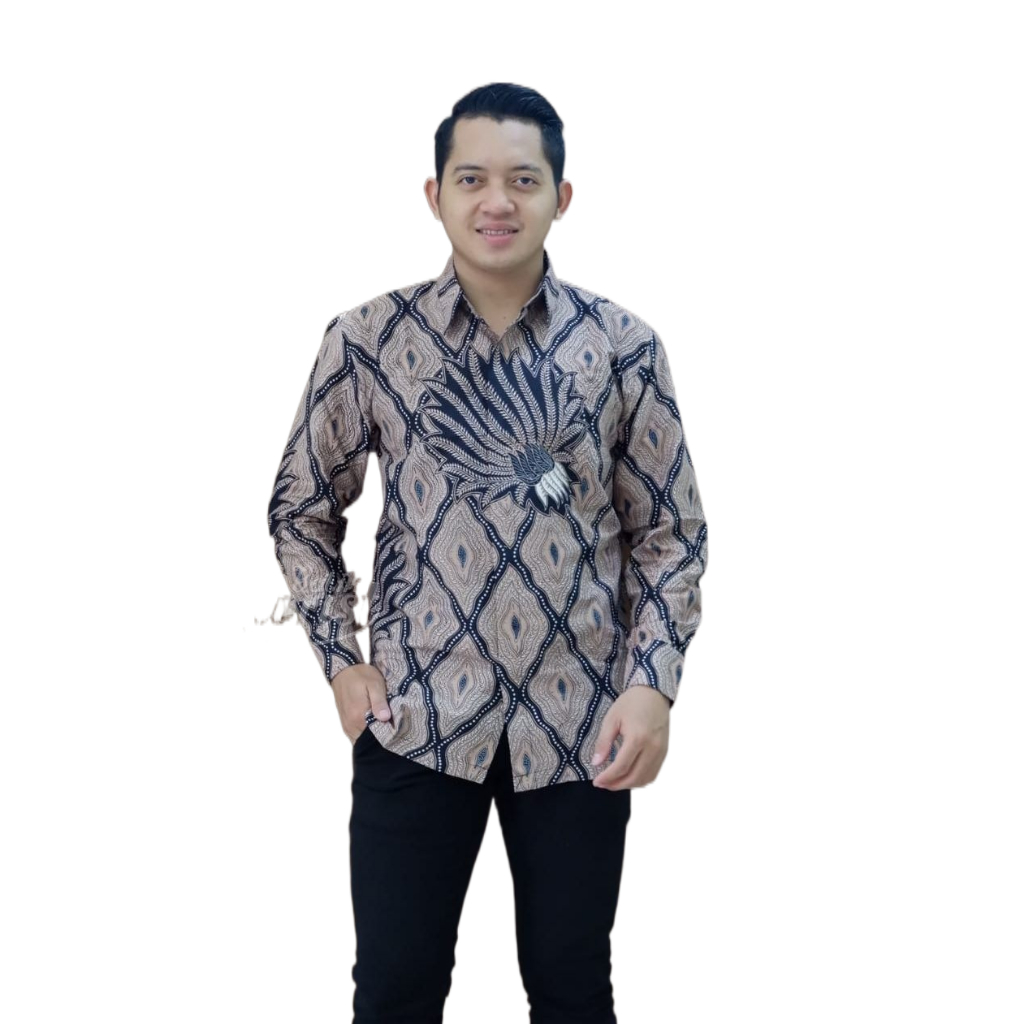 cover-PARI SEIKET MOCCA Kemeja Batik Pria Solo Lengan Panjang Lapis Furing By BATIKSOLOAMANAH-1