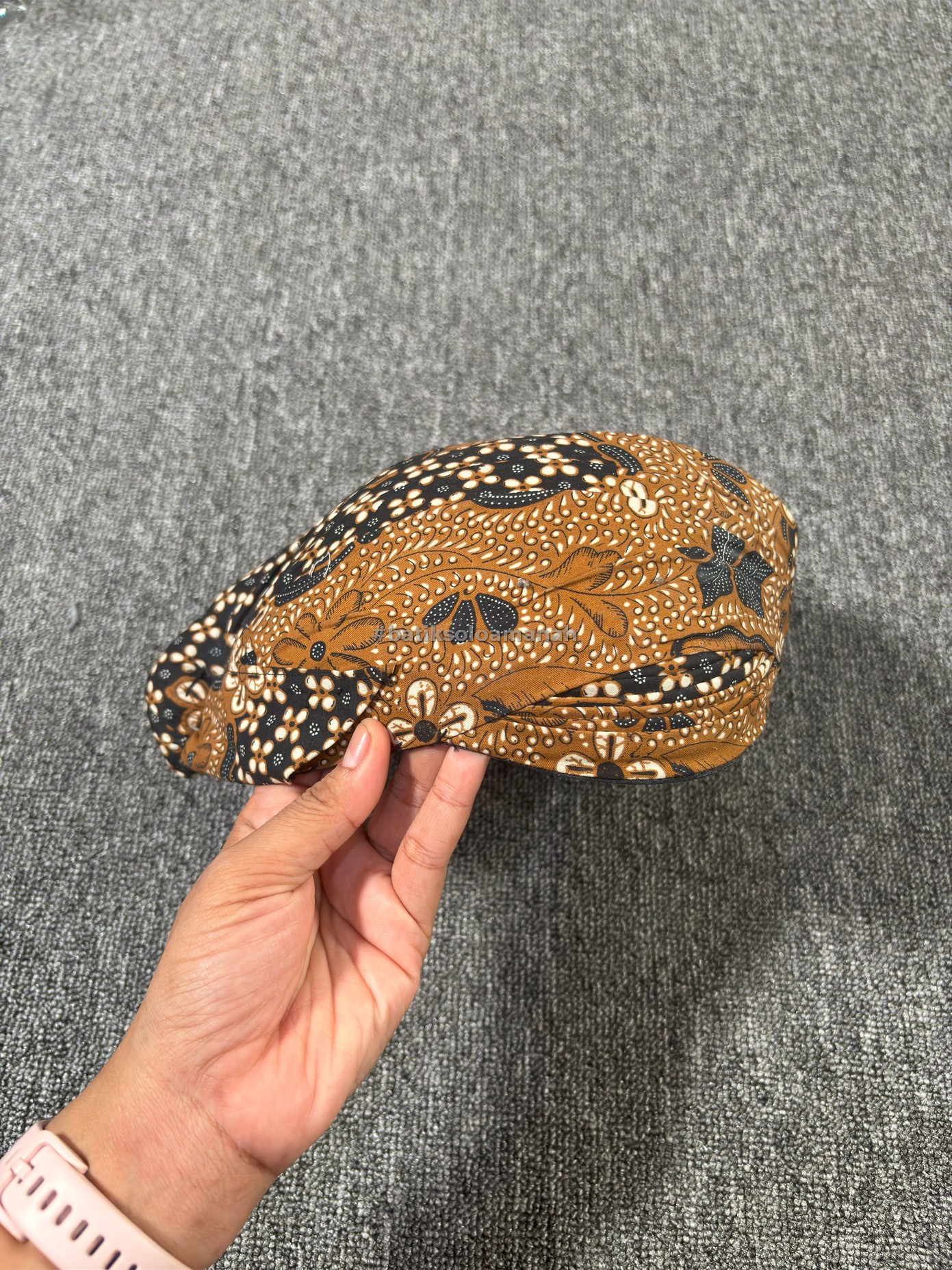 img-BLANGKON JOGJA COKLAT PREMIUM BATIKSOLOAMANAH DEWASA-2