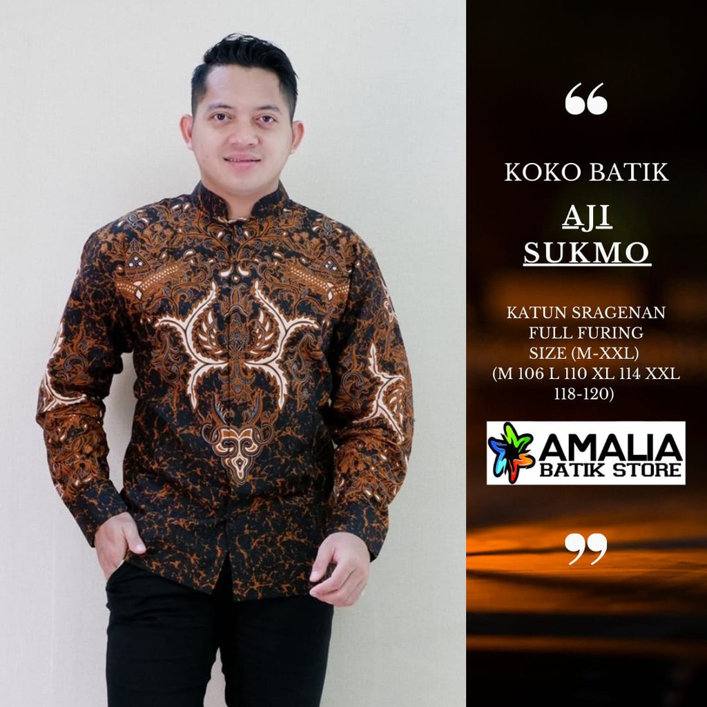 cover-KOKO AJI SUKMO Kemeja Batik Pria Solo Lengan Panjang Lapis Furing By BATIKSOLOAMANAH-1